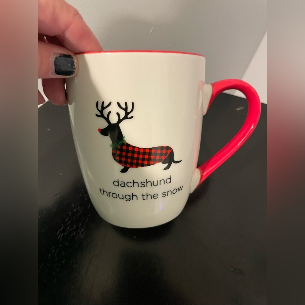New Hazel & Co. “Dachshund through the Snow” Coffee Mug